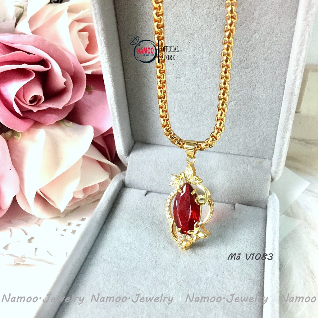 Dây Chuyền Đính Đá Tinh Xảo Với Phong Cách Trẻ Trung, Năng Động Cho Nữ V1083 Namoo Jerwelry