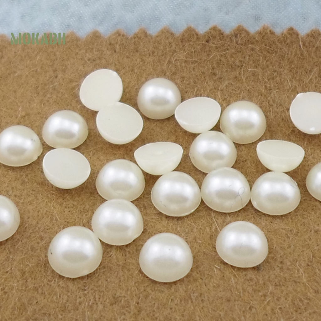 Set 200 Hạt Ngọc Trai Giả Nửa Ngọc Trai Màu Trắng Dùng Làm Đồ Thủ Công Sturdy