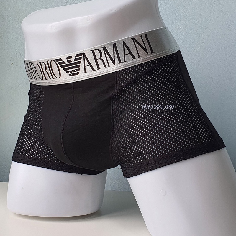 Hộp 3 quần sịp nam E.02 chất liệu thun thông hơi, cạp bạc bản rộng, nhiều màu cho anh em