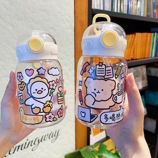 Sticker dán bình nước, trang trí siêu dễ thương