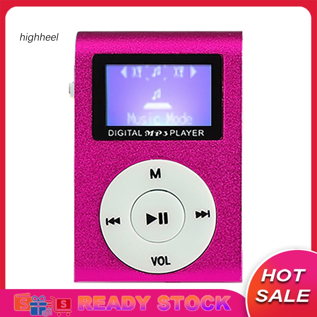 Máy Đi Bộ Phát Nhạc Thể Thao Ngoài Trời USB Màn Hình LCD