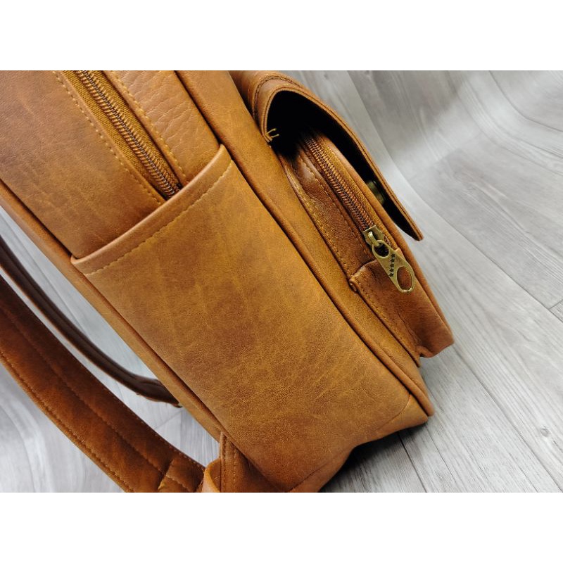 Balo Laptop 14 inch BL16 Da cao cấp chống nước