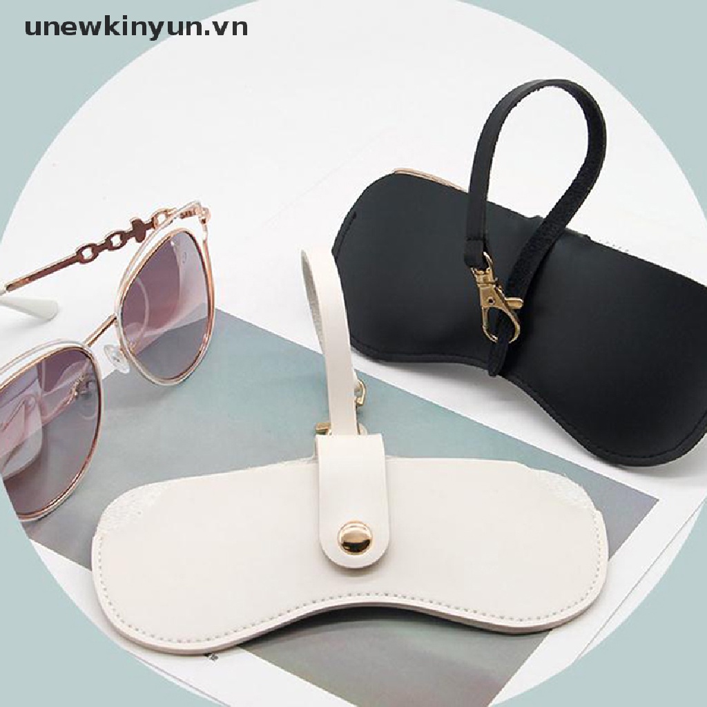 Hộp Đựng Mắt Kính Cầm Tay Bằng Da PU Siêu Mỏng