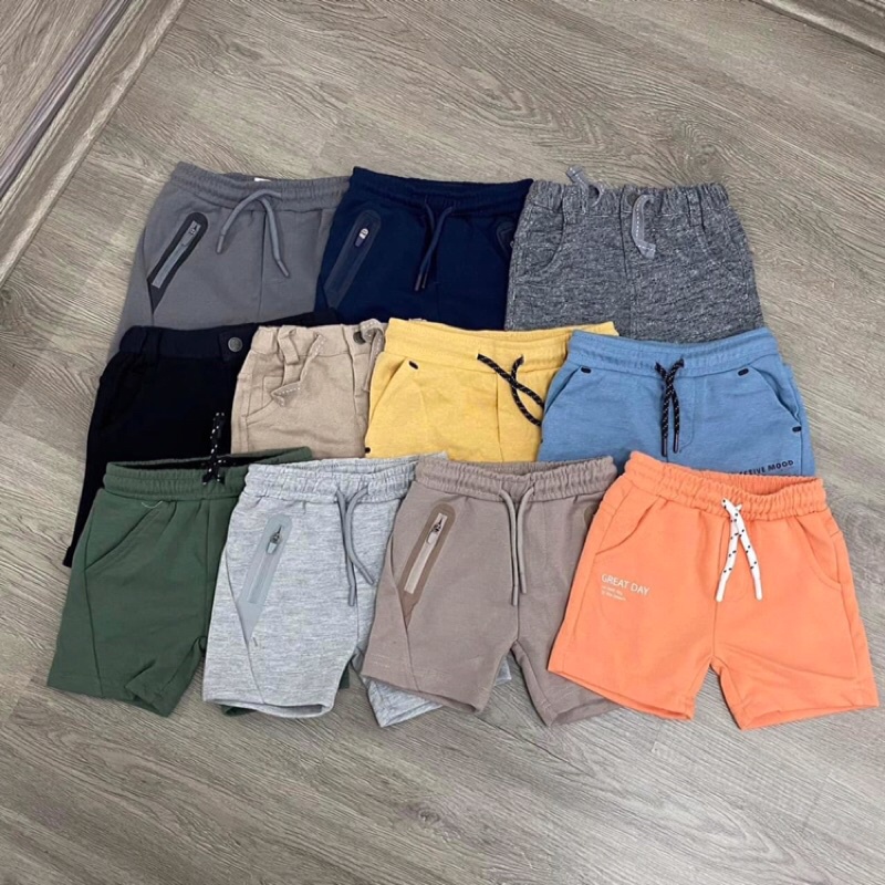 Quần short bé trai Foxx chất da cá siêu xịn xò, bé mặc thoai mái dễ chịu sz 3/6m-8y [ Ngẫu Nhiên- quần đẹp]