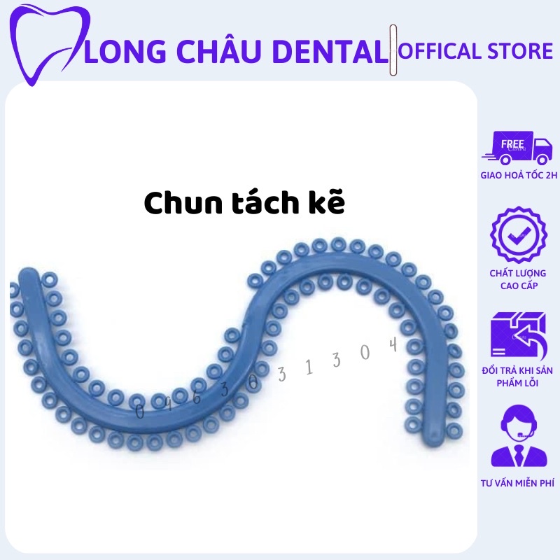 Chun tách kẽ chỉnh nha, Chun đặt khe tách kẽ -LC01