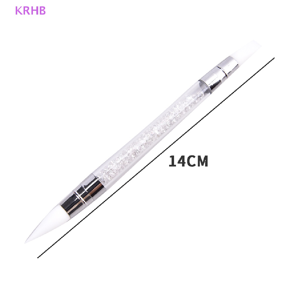 1 Bút Hai Đầu Bằng Silicone Dùng Trang Trí Móng Nghệ Thuật DIY Mới