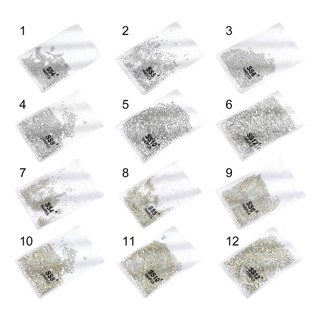 Set 1440 Hạt Đá Pha Lê Trong Suốt Dùng Trang Trí Móng DIY