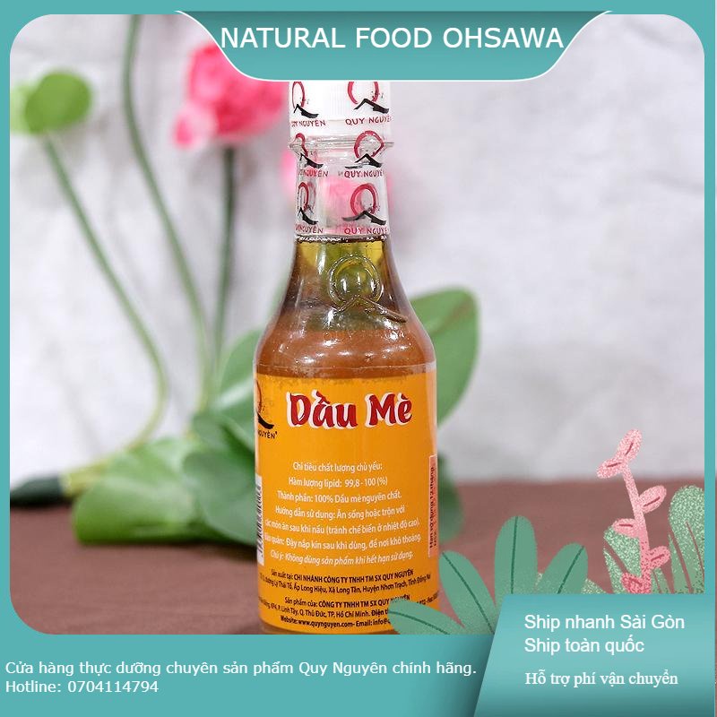 Dầu Mè Quy Nguyên 250ml [Natural Food Ohsawa]