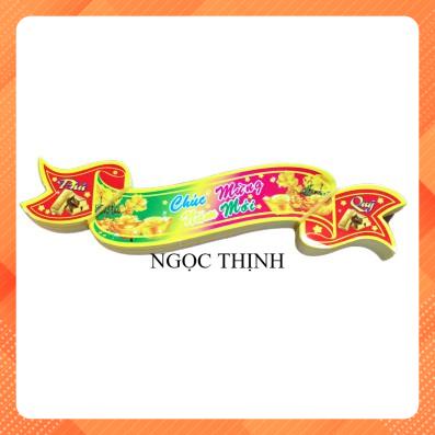 TEM DECAL DÁN CHÚC MỪNG NĂM MỚI 17CM 1 XẤP 100 TẤM