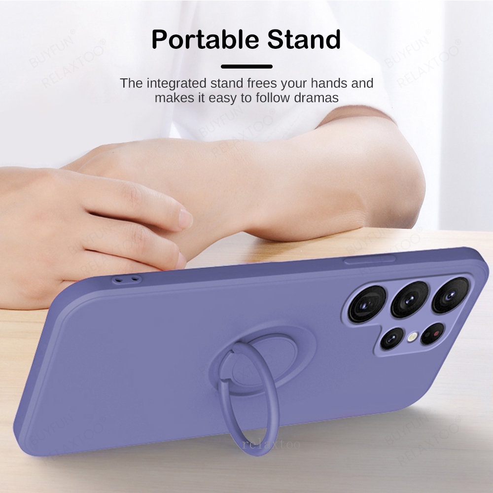 Ốp Điện Thoại Silicon Kèm Dây Đeo Cho Samsung Galaxy S 23 22 S23 S22 Ultra Plus + S23ultra S22ultra S23 + S23Plus S22Plus 5G