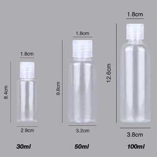 Chai nắp bật 50ml, 100ml