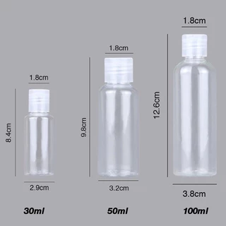 Chai nắp bật 50ml, 100ml