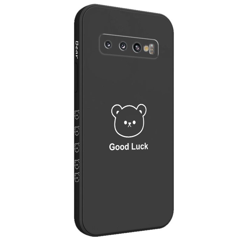 Ốp Điện Thoại Mềm Hình Gấu May Mắn Cho Samsung Galaxy S10 S10E + S9 +