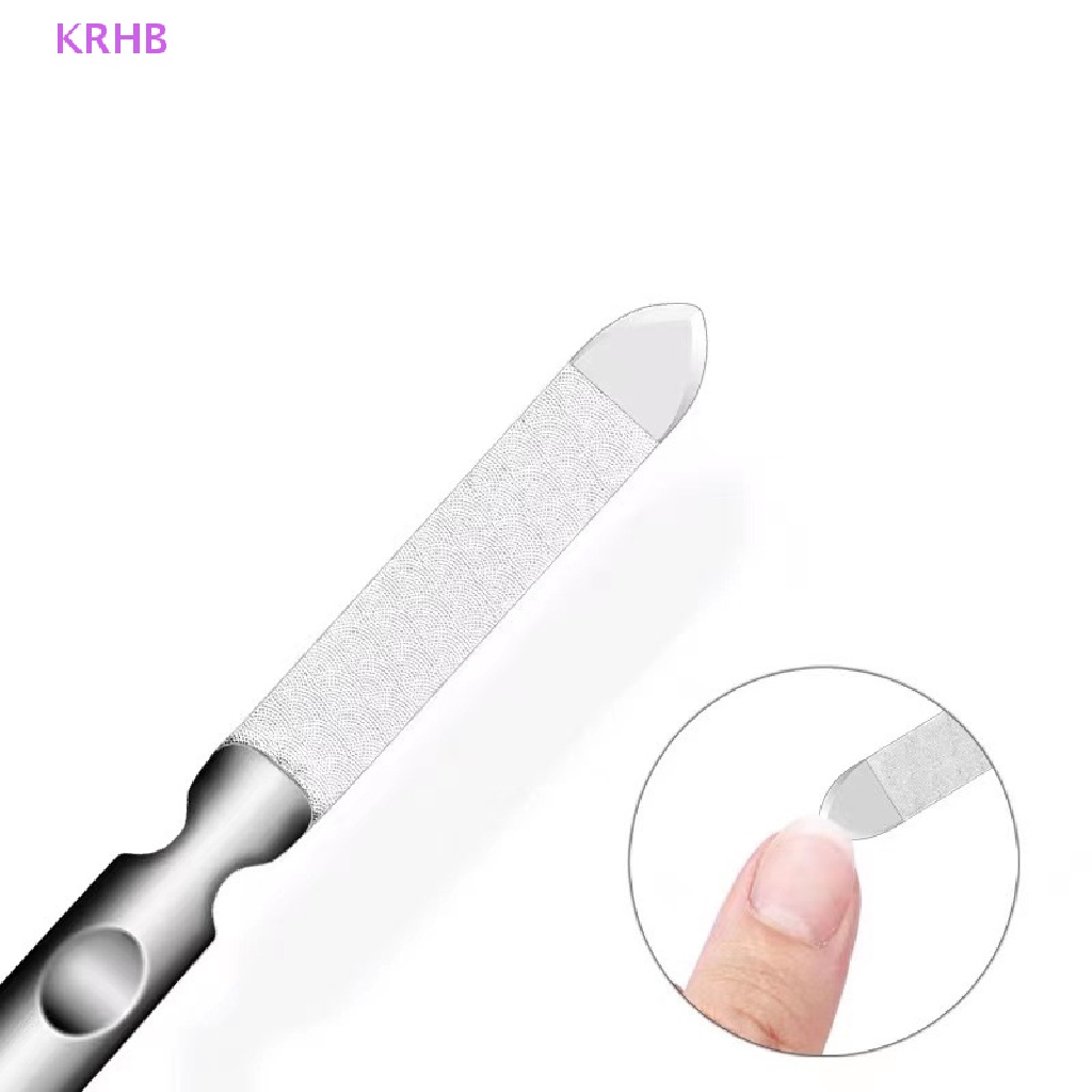 Cây Dũa Móng Hai Mặt Bằng Thép Không Gỉ Chuyên Nghiệp Mới