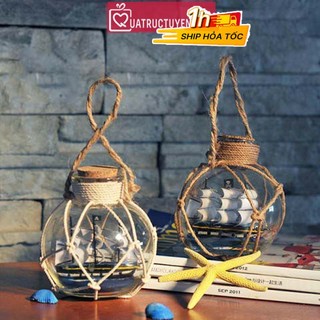 Thuyền hải tặc trong chai dây treo - Quà tặng lưu niệm sinh nhật tặng bạn trai, bạn gái, người yêu