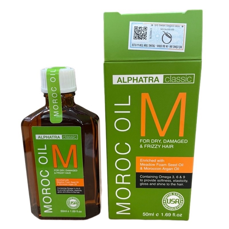 Dầu Dưỡng Bóng Tóc  MOROC OIL ORGANIC USA 50ml I 125ml