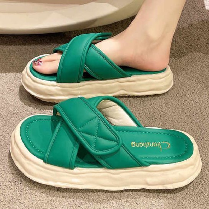 Dép Sandal Đế Dày Thời Trang Mùa Hè Mới Cho Nữ