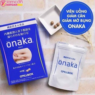 Viên Uống Giảm Mỡ Bụng Onaka Pillbox Nhật Bản 60 viên