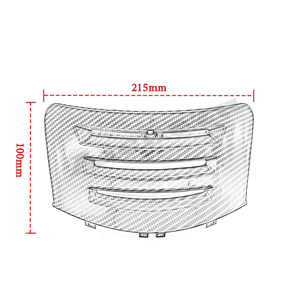 Vỏ Bọc Tản Nhiệt Bằng Sợi Carbon Cho Xe Máy Vespa Sprint 150 Primavera 150