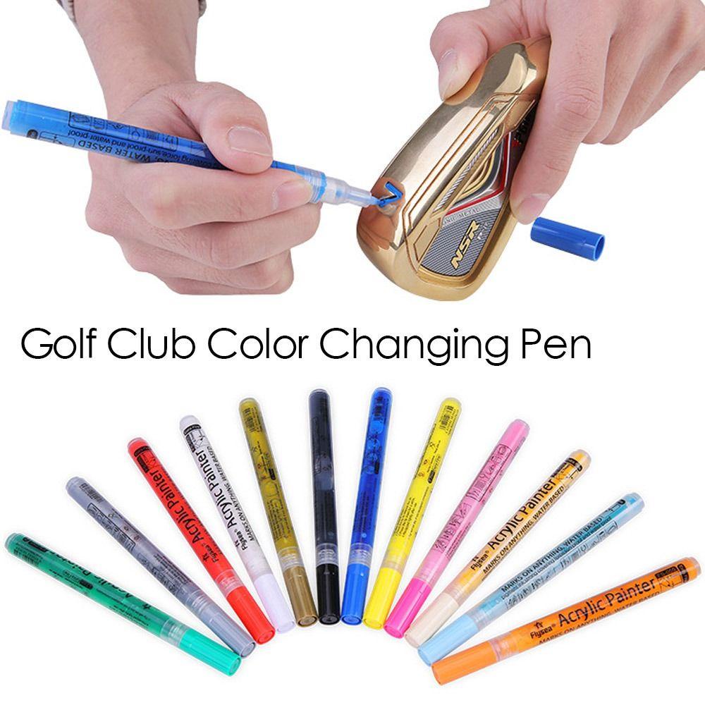 MUVAKO Bút Vẽ Chống Nắng Chống Thấm Nước Bằng Acrylic Chuyên Dụng Cho Gậy Đánh Golf