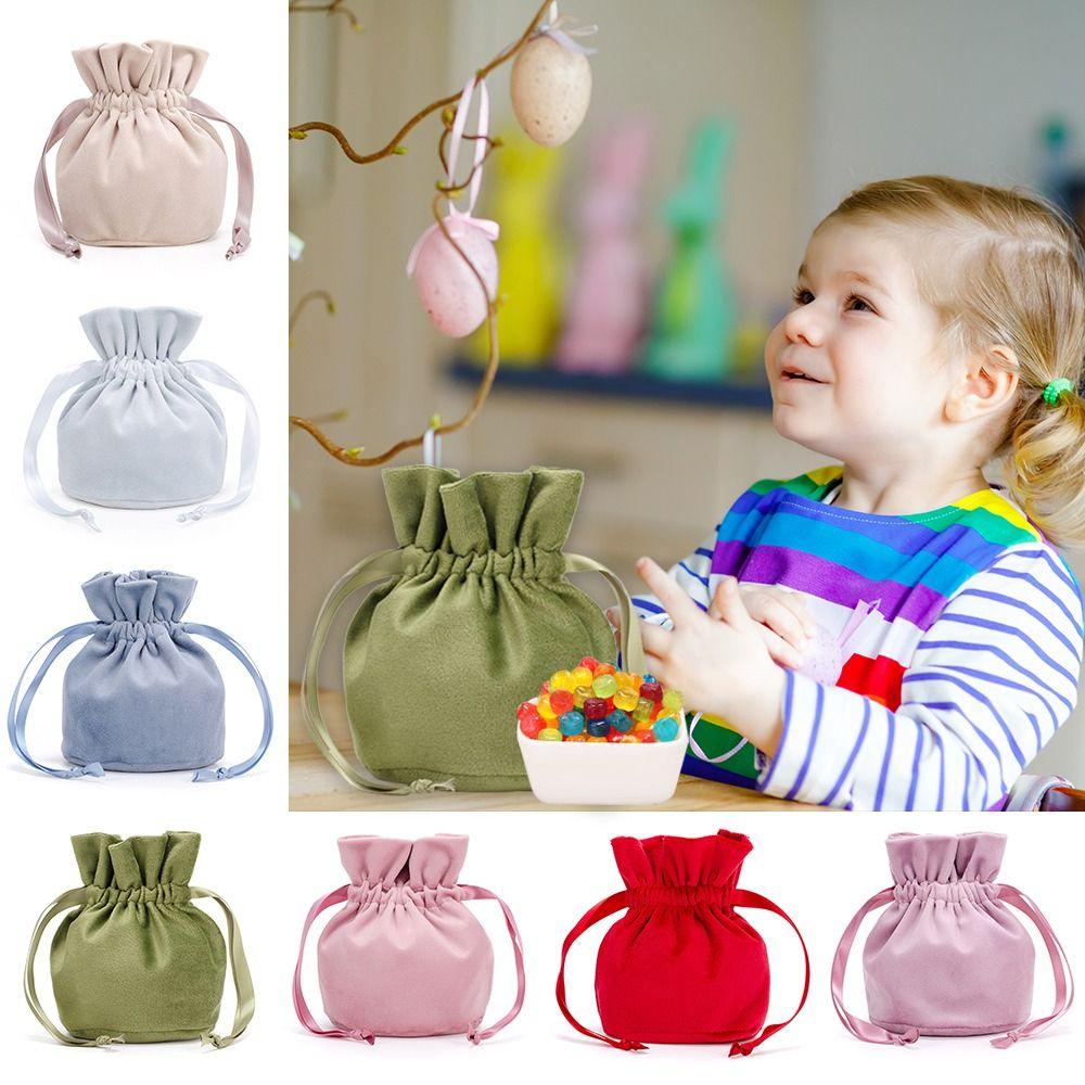 Bộ 2 Túi Đựng Quà Hình Thỏ Phục Sinh Dễ Thương