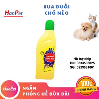 Xịt xua đuổi chó mèo FAY Repell 200ml - giúp ngăn chặn chó mèo phóng uế bừa bãi