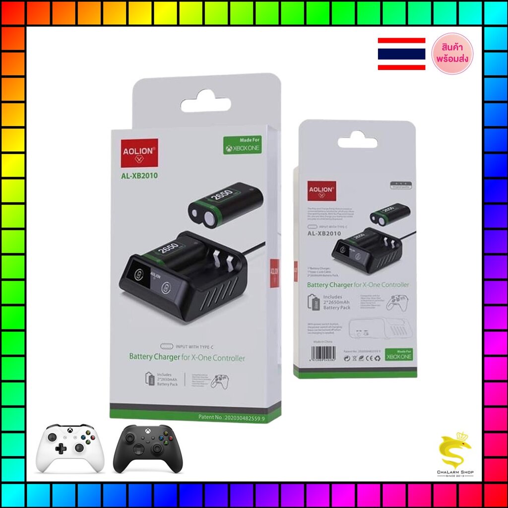 Pin Aolion XboxOne & XboxSeriesS / X 2 Pin + Bộ sạc 2650 mAh