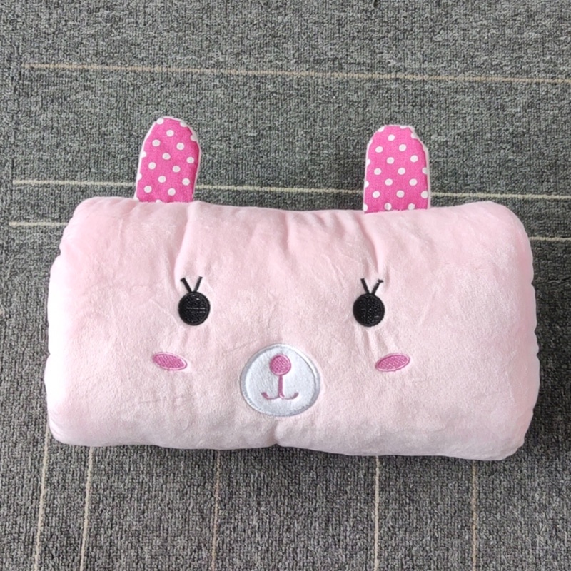 Gối Giữ Ấm Tay Hình Gấu Hồng 30cm Dễ Thương