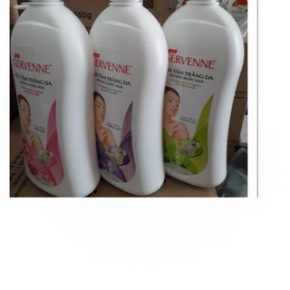 Gervenne - sữa tắm trắng da 900g - 3 mùi