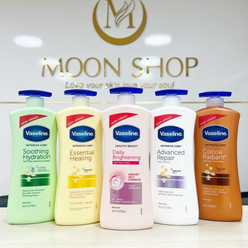 LOTION VASELINE DƯỠNG BODY 725ML