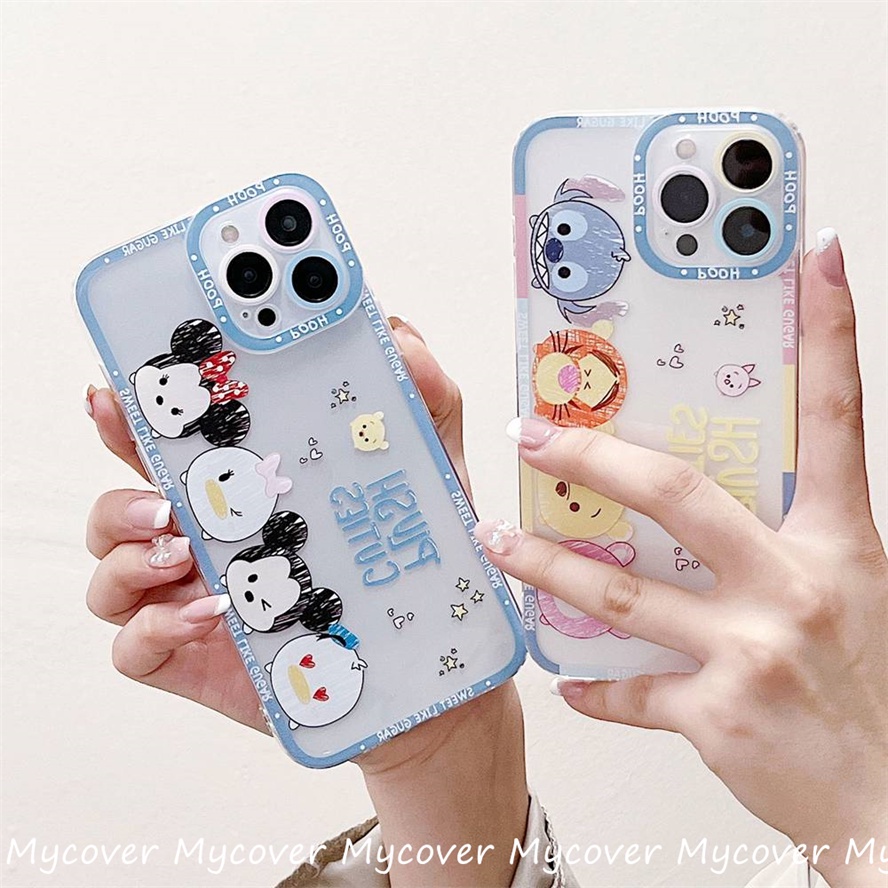 Ốp Điện Thoại Silicon Họa Tiết Hoạt Hình Stedy Dễ Thương Cho Iphone 11 12 13 14 Pro Max X Xr Xs 8 7 6 Plus SE 2020