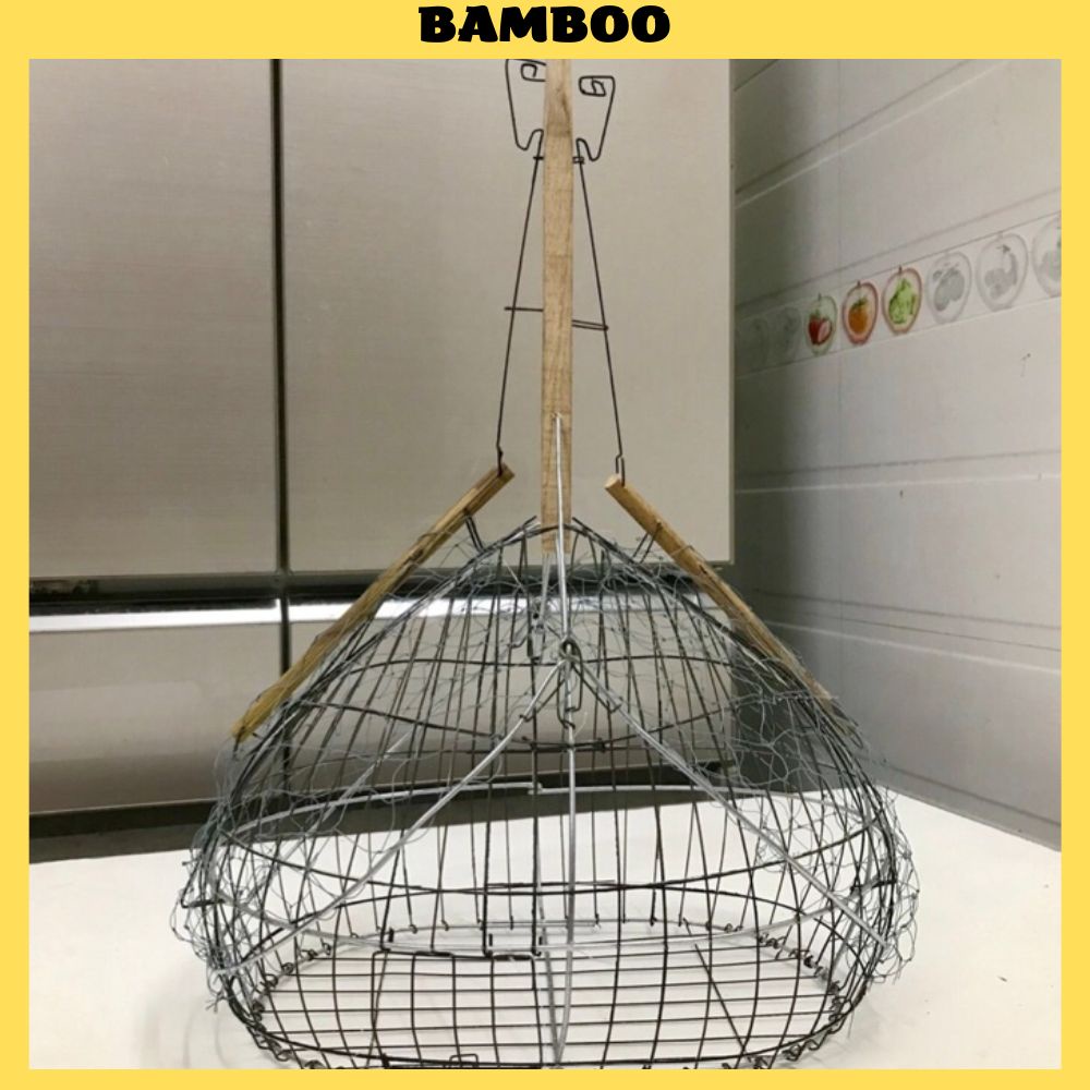 Lồng bẫy sắt, lụp chim khuyên bẫy chào mào chất liệu sắt form tròn cứng cáp siêu nhạy giá rẻ