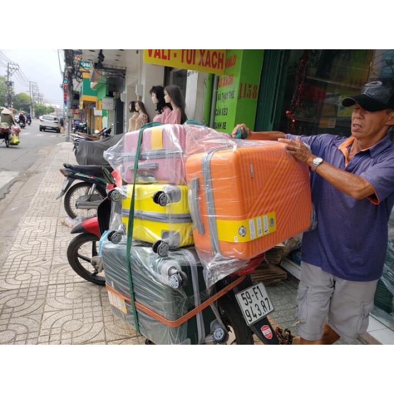 Vali du lịch size 20/size 24, Vali kéo Xách Tay Bịt Góc Chống Va Đập - Bảo hành 3 năm