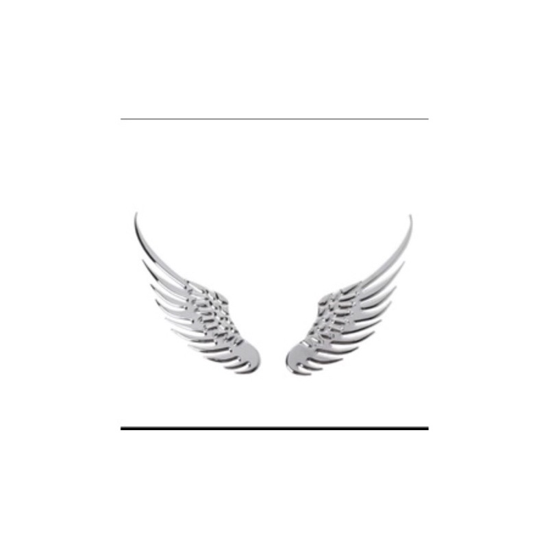 Đôi cánh thiên thần 3D dán trang trí logo hãng ô tô