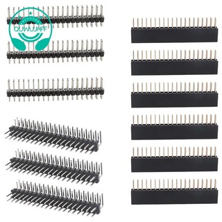 Set 12 đầu nối 40 pin gpio 20x2 pins chuyên dụng cho raspberry pi zero / 4b / 3b + / 3b / 3a +