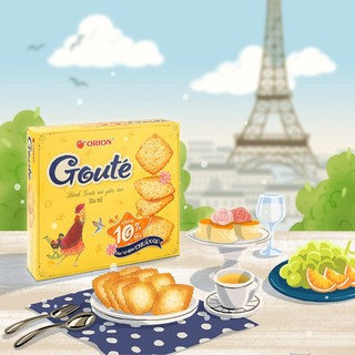 Banh goute me gion tan 8p hg316.8g- orion- 8 hộp 1 thùng