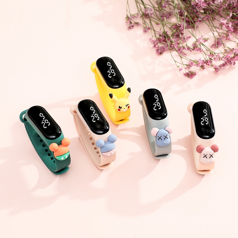 Đồng Hồ Đeo Tay Màn Hình LED Cảm Ứng Chống Nước - Thỏ Beauty