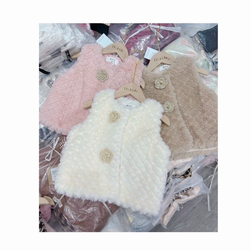 Gile lông QC cao cấp mềm mịn cho bé gái size từ 8-22kg.
