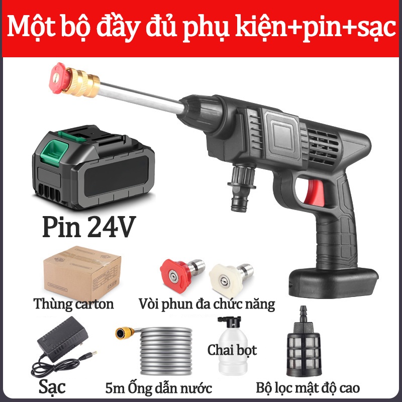 Máy Rửa Xe Cầm Tay Đa Năng Cao Cấp SUITU ST-6311 Chạy Pin 48V _Rửa xe,tưới cây,vệ sinh chuồng trại...