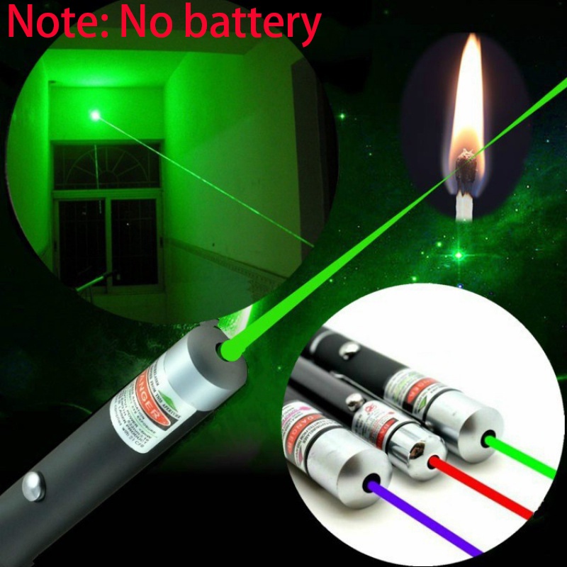 Bút Chiếu Tia laser Màu Xanh Lá / Đỏ Công Suất Cao 5mw Có Thể Sạc Lại Bằng Cổng usb