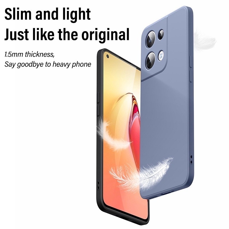 Ốp Điện Thoại Silicon Dẻo Vuông Chống Sốc Cho Oppo Reno 8T 5G Reno 9 Pro Plus + Reno9Pro Reno8 T 4G 5G