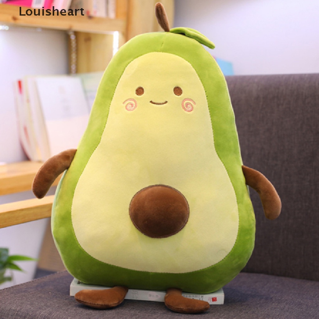 Gối Nhồi Bông Louisheart 2CM Hình Trái Bơ Mềm Mại Đáng Yêu
