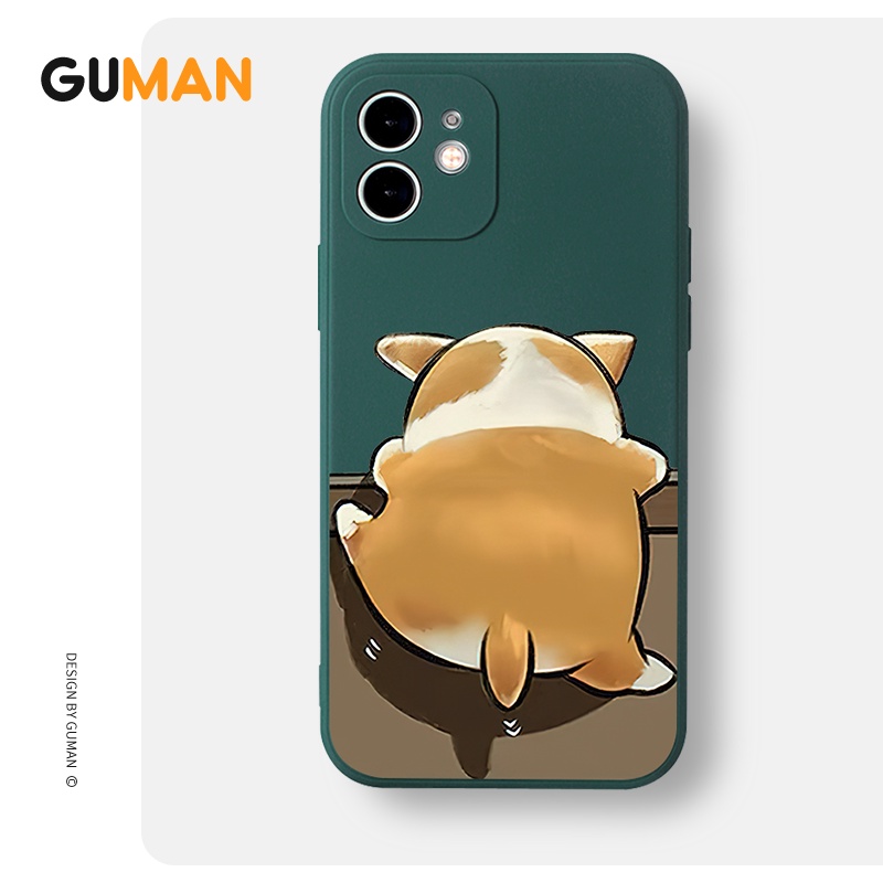 Ốp lưng GUMAN mềm nam nữ cặp đôi dễ thương đẹp cho iPhone 14 13 12 11 Pro Max SE 2020 X XR XS 8 7 6S 6 Plus kute XYB1255