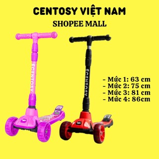 Xe trượt scooter trẻ em cao cấp - scooter centosy s1 - màu sắc nổi bật, gấp gọn tiện lợi