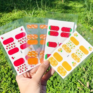 Dán móng tay, sticker dán móng dễ thương set 14 miếng