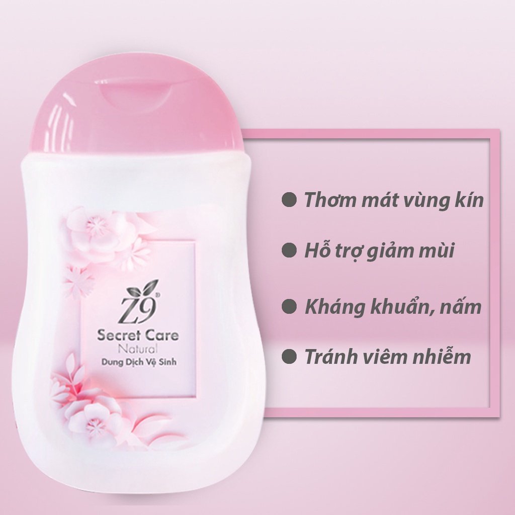 Dung Dịch Vệ Sinh Phụ Nữ Z9 Thơm Mát Se Khít 200g