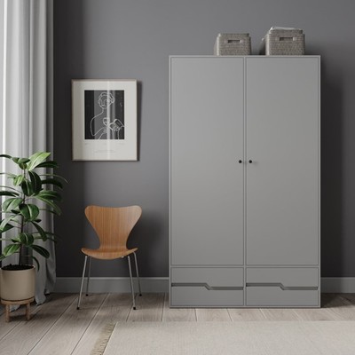DORY, Tủ quần áo lưu trữ đồ WAR_077, 120x50x200cm, tủ đựng quần áo Scandi Home