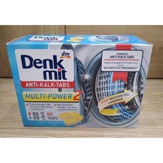 Viên tẩy lồng máy giặt Denkmit - 60 viên