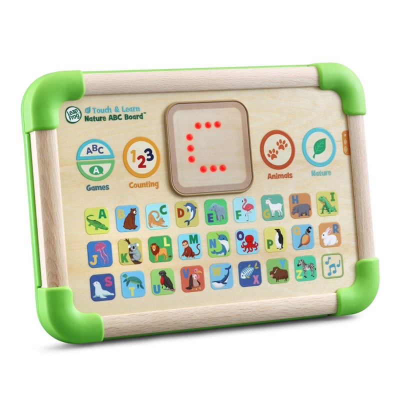 LEAPFROG GỖ BẢNG HỌC CHỮ CHẠM ĐỌC.