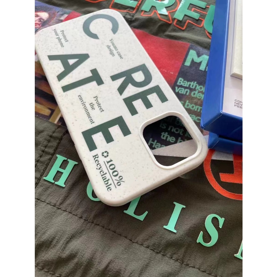Ốp Điện Thoại Màu Xanh Lá Cho iPhone 11 pro max 12 12promax 13 13promax 14 14plus 14promax 7 8plus x xr xsmax